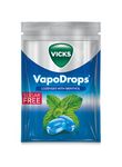 Vicks VapoDrops Menthol, Classic Sugar Free Vegan Lozenges with Menthol, 72 g