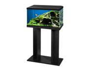 Love Aquatics 60 LED Tropical Glass Black Aquarium and Stand - Includes Filter, Lights & Heater 58L Fish Tank, stand With FREE Syphon kit and Thermometer