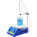 VEVOR Magnetic Stirrer Hot Plate, Max 572°F/300°C, 0-2000 RPM Hot Plate with Magnetic Stirrer, 5000mL Hot Plate Stirrer with LED Screen, Support Stand and Stir Bars Included, 500W Heating Power