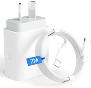 iPhone 16 Fast Charger, 20W iPad Charger USB C Fast Wall Charger with 2m Type C to C Cable for iPhone 16/16 Plus/16 Pro/16 Pro Max/15/15 Pro/15 Pro Max, iPad Pro/Mini/Air/AirPods