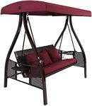 Sunnydaze 3-Person Patio Swing with