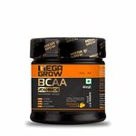 Megagrow Advance BCAA Intra/Pre Workout Supplements for Men Women|Orange Flavored,400g-29 Servings-with Zero Sugar Added & Amino Acids-Leucine,L-Glutamine & L-Citrulline