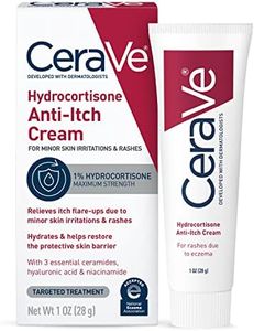 CeraVe 1% Hydrocortisone Anti-Itch Cream | Fragrance-Free Relief for Eczema-Prone & Dry Skin | 1 Ounce