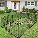 Giantex 40 inch Dog Fence with Door