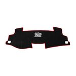 X AUTOHAUX Car Dashboard Cover Nonslip Black Red Dash Mat Sun Pad 145 x 46cm