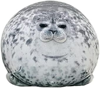 23.7 inch Large Seal Plush Pillow: Soft Stuffed Animal Toy ,Chubby Blob Seal Plushie for Boys Girls, Cute Room Decor Ocean Animals Pillow for Bed Sofa, Kids Gifts for Birthday,Valentine,Christmas