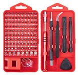 Hi-Spec 108pc Precision Screwdriver Bits & Opening Pry Bar Tool Kit Set for Electronics, Mobile Phones, Drones & Gadget Repair