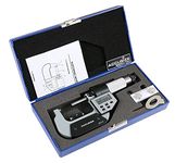 Accusize Industrial Tools 1-2 inch x 0.00005 inch Electronic Digital Outside Micrometer, 5 Key, Ac20-2022