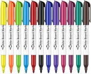 Fine Tip Dry Erase Markers - 12 Pac