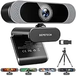 DEPSTECH 4K Webcam, DW49 HD 8MP Equ