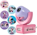 Disney Projectables Disney Minnie Mouse LED Kids Night Light, Projector, Dusk to Dawn, Plug-in ,Mickey Mouse, for Kids, Girls Bedroom, Playroom, Gaming Room, Nursery, 57958