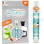 Cupssy VacuFresh for the kitchen, inspired by Creed Aventus perfume, vacuum cleaner fragrance, 1 x pad, spray