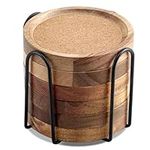 Wood Coasters for Drinks Absorbent 