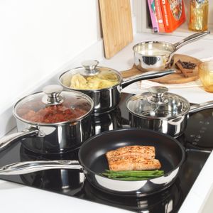 Russell Hobbs 5-Piece Pan Set – Non-Stick Cookware Set