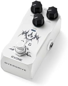RVONE Pro Analog Overdrive Pedal | Vintage-Modern Dual Voice Guitar Stompbox | Transparent Boost & Dynamic Clipping Circuit | True-Bypass Studio-Grade Effect for Blues Rock Recording