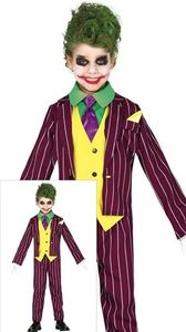 FIESTAS GUIRCA Disfraz Crazy Villain Infantil - Talla 5-6 Años…