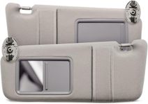 SAILEAD AUTO Left Driver Side Sun Visor Fit for Toyota Camry 2007 2008 2009 2010 2011 and Camry Hybrid Without Sunroof and Light, (Grey, Left Passenger Side)