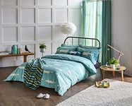 Scion Mr Fox Duvet Cover, Superking, Teal,260x220