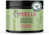 Mielle Organics Rosemary Mint Strengthening Edge Gel, Biotin & Essential Oil Hair Styling Treatment, 2 Ounces