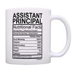 Assistant Principal Gifts Assistant Principal Nutrional Facts Label Principal Appreciation Gift Coffee Mug Tea Cup White