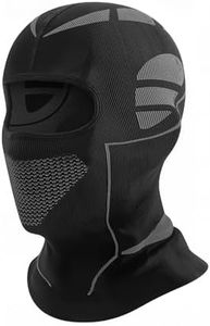 Mech-Style Ski & Motorcycle Mask-Windproof Balaclava, Full Face with Vent Holes, Helmet-Friendly, Unisex for Skiing & Riding Dark Gray