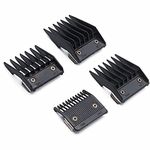 4Pcs Hair Clipper Guide Combs Professional Limit Combs Replacement Line Attachment Combs Hair Clipper Guards Attachments for All Full Size Hair Clippers Trimmers