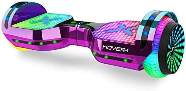 Hover-1 Astro Electric Hoverboard 7MPH Top Speed, 9 Mile Range, 5HR Run-Time, Built-In Bluetooth Speaker, Self Balancing Scooters Rider Modes: Beginner to Expert