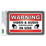 Warning Video And Audio Surveillanc