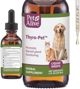 PetAlive Thyro-Pet - All Natural Herbal Supplement Promotes Normal Thyroid Gland Functioning in Dogs and Cats