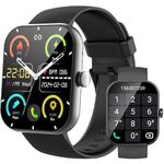 Smart Watch for Men Women Answer/Make Calls, 1.96" HD Smartwatch, Fitness Watch with Heart Rate Sleep Monitor, 100+Sports, Step Counter, IP68 Waterproof Fitness Smartwatch Compatible with Android IOS