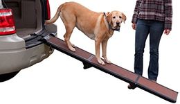 Pet Gear Travel-Lite Tri-Fold Pet Ramp for Cats and Dogs up to 200-Pounds, Pet Ramp, Chocolate/Black