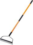 VNIMTI Garden Rake for Gardening, H