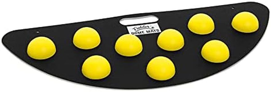 Fielder's Dome Mat - Baseball and Softball Training Equipment for Improved Fielding, Catching, Agility, Hand-Eye Coordination, Focus and Reaction Sports Speed Skills Development. 33.5" x 14" x 1.75"