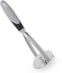 Joyoldelf Heavy Duty Potato Masher, Stainless Steel Integrated Masher Kitchen Tool & Food Masher/Potato Smasher with Non-slip Handle, Perfect for Bean, Vegetable, Fruits, Avocado, Meat