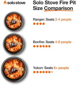 Solo Stove Bonfire 2.0 Fire Pit – Portable Stainless Steel Outdoor