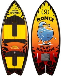Ronix Boy's Sonic - Fish - Sunset Splash - 3'9 Wakesurf Board