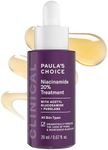 Paula's Choice CLINICAL 20% Niacinamide Vitamin B3 Concentrated Serum, Anti-Aging Treatment for Discoloration and Minimizing Large Pores, Fragrance-Free & Paraben-Free, 0.67 Ounce Dropper Bottle