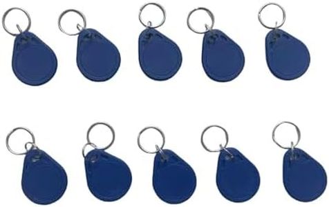 YARONGTECH M1 Chip RFID Key fob Tag 13.56MHZ ISO14443A -10pcs (Blue)