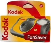 kodak 3920949 Fun Saver Single Use Camera with Flash (Yellow/Red)