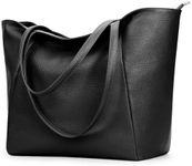 KALIDI Large Tote Bag Vegan Leather