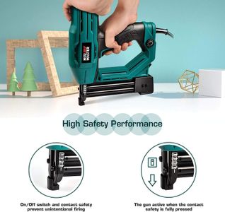 NEU MASTER Electric Brad Nailer & Staple Gun – DIY Upholstery, Woodworking