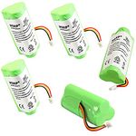 HQRP 5-Pack Battery for Motorola SYMBOL LS4278 LS-4278 LS4278-M LI4278 DS6878 82-67705-01 BTRY-LS42RAAOE-01 K35466 Cordless Bar Code Scanner LI-4278 DS-6878 + HQRP Coaster