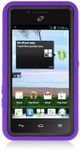 Eagle Cell Huawei Ascend Plus/Valiant/H881C Rugged Skin Case with Kickstand - Retail Packaging - Purple/Black