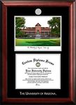 NCAA Arizona Wildcats Unisex Silver Medallion Frame University of Arizona 11w x 8.5h Silver Embossed Diploma Frame with Campus Images Lithograph, Brown, One Size