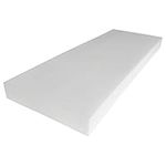 Foamma 2" x 24" x 84" High Density Upholstery Foam Padding, Thick-Custom Pillow, Chair, and Couch Cushion Replacement Foam, Craft Foam Upholstery Supplies, Foam Pad for Cushions and Seat Repair