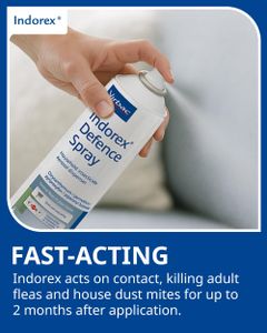 Virbac Indorex Defence Spray 2-Pack – Household Flea Control