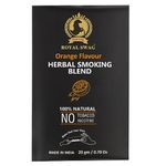 ROYAL SWAG Ayurvedic & Herbal Smoking Blend 20 gram(Orange Flavour) 100% Tobacco Free and Nicotine Free Mixture To Make Your Own Rol (Herbal Smoke)