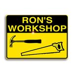 Workshop Sign, Personalized with your name!