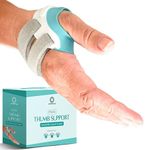 ACTIVIVAS Ortho Thumb Support for Arthritis, Tendonitis, Splint Sprains and Strains, Trigger Spica, CMC Protector joint stabiliser pain relief, washable, lightweight, Left Large