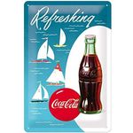 Nostalgic-Art Race 22226 Coca-Cola Sailing Boats, Metal Sign 20 x 30 CM